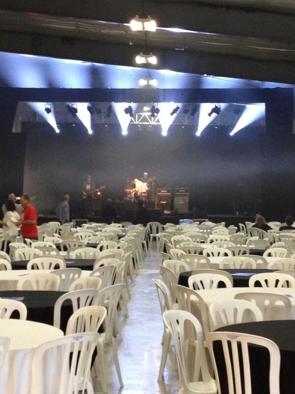 Sound check complete. Doors open. Volunteers to their posts! It's time to celebrate our anniversary :)