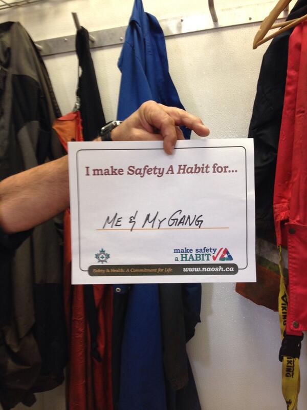 #Me and my #longshore gang - #MakeSafetyAHabit #NAOSHWeek #ILWU505 #safety #health #engage