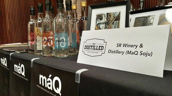 #BCDistilled2014 existing night with BC #Local Soju #maQ!!