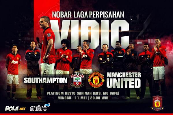 seru2an screening Southampton v <a href="/ManUtd/">Manchester United</a> di <a href="/PlatinumResto/">Platinum Restaurant</a> brg @MitreIndo. info: <a href="/UtdIndonesiaJKT/">UtdIndonesia Jakarta</a>