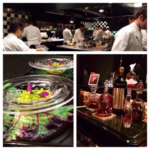 MGMGrand's tweet image. The @RobuchonLV kitchen prepares 4 #VegasUncorkd w the #Uncorkd bottle waiting on the famous cognac cart #EATatMGM