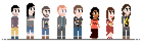 AlanZucconi's tweet image. Some of my favourite #gamedev-s who didn&apos;t have a pixel avatar yet.
Can you guess who they are?
#ScreenshotSaturday