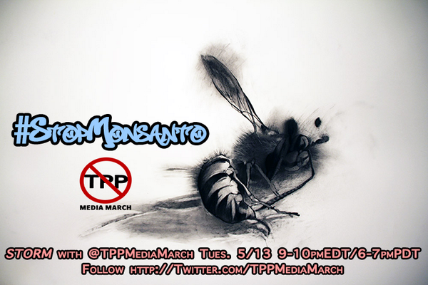 Gaeaist's tweet image. Don't let the #GMO lobby push #neonics &amp;amp; GMOs onto 12 nations, JOIN US!! bit.ly/TPPMediaMarch #TPP
