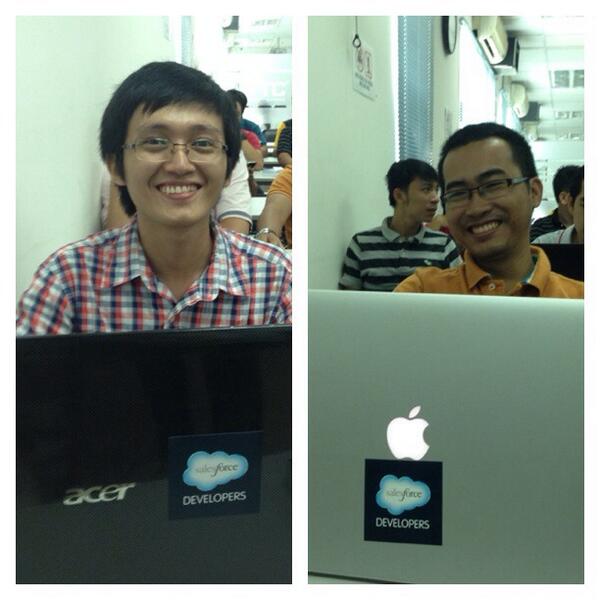 LangstonJessica's tweet photo. Stickers are universally ❤️'d #hochiminh #s1devweek http://t.co/PjLFFgJZ91