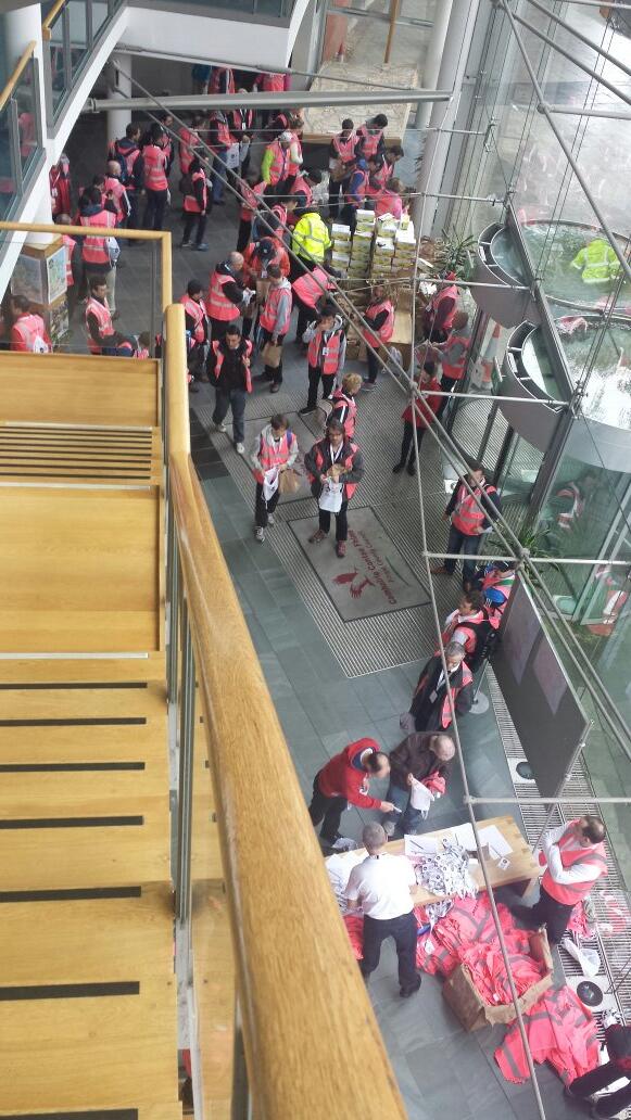 Events in Fingal (@eventsinfingal) on Twitter photo @IreCyclingFed 300 Stewards pinking it up <a href="/Fingalcoco/">Fingal County Council</a> before deployment for todays #giroditalia2014 @IreCyclingFed 300 Stewards pinking it up <a href="/Fingalcoco/">Fingal County Council</a> before deployment for todays #giroditalia2014