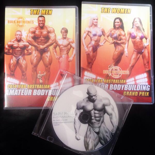 If you competed in the IFBB amateurs at FitX check your mail box, as all the DVDs and Photos have been sent.