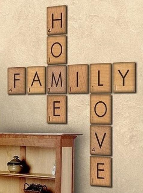 TweetsDIY's tweet image. Giant Scrabble Tiles