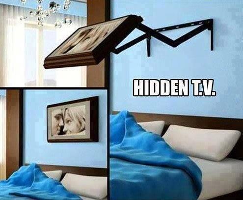 TweetsDIY's tweet image. Hide Your TV With Style