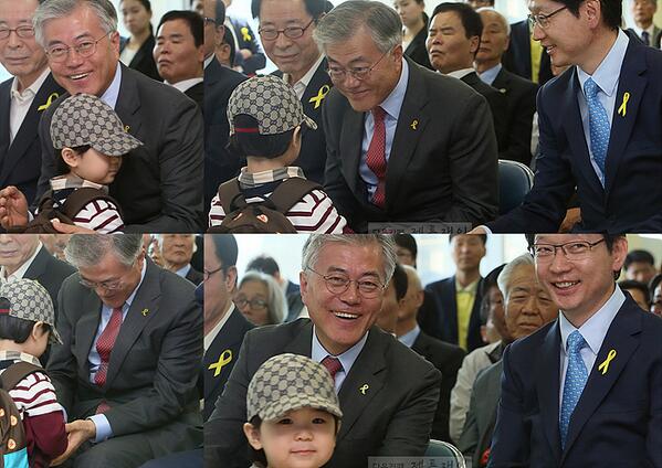 [문재인/젠틀재인] 우리에겐 아이처럼 활짝 웃을 줄 아는 정치인들이 있습니다. 
가식이나 거짓과는 거리가 먼 분들이지요.