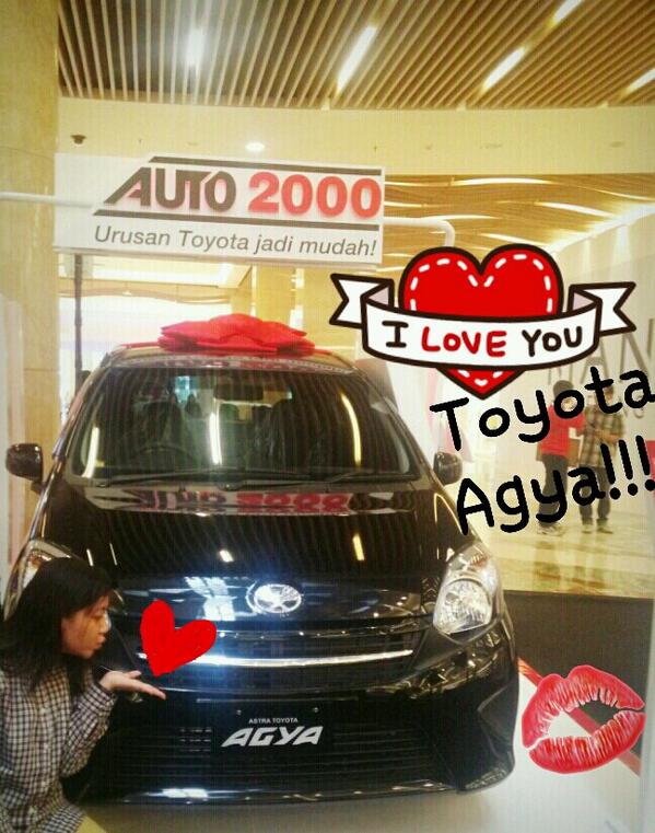 I LOVE TOYOTA AGYA !!! <a href="/auto2000camp/">auto2000campaign</a> <a href="/JktMarketing/">JakartaMarketingWeek</a> #JMW2014 #peoplewithpassion