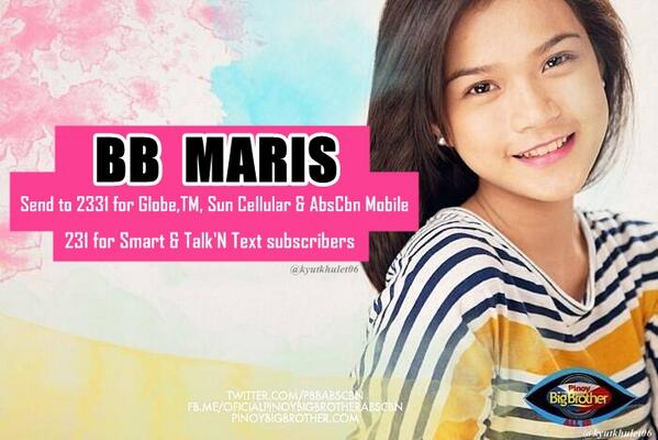 zZzZcute's tweet photo. #TeamMaris #SaveMaris
@MarisArmy @MarisRacal @MarisPBB @FactAboutMaris @SolidMarisRacal @MarstellaRacal BB Maris :) http://t.co/xBrWKO4QEl
