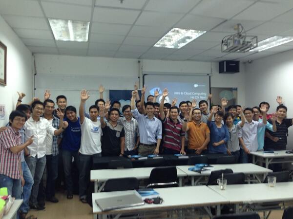 LangstonJessica's tweet photo. Check out the awesome dev community that came out for the meetup in Vietnam. Thanks again! #s1devweek http://t.co/MlfCCHWqe0