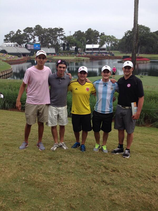 We are here!! Bruin nation #hole 17