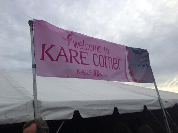 kare11's tweet photo. RT @jcjacobsen: Stop by and say hello at the @KARE11 Corner at Race for the Cure! #RFTC2014 http://t.co/rhTxv3Jh3G