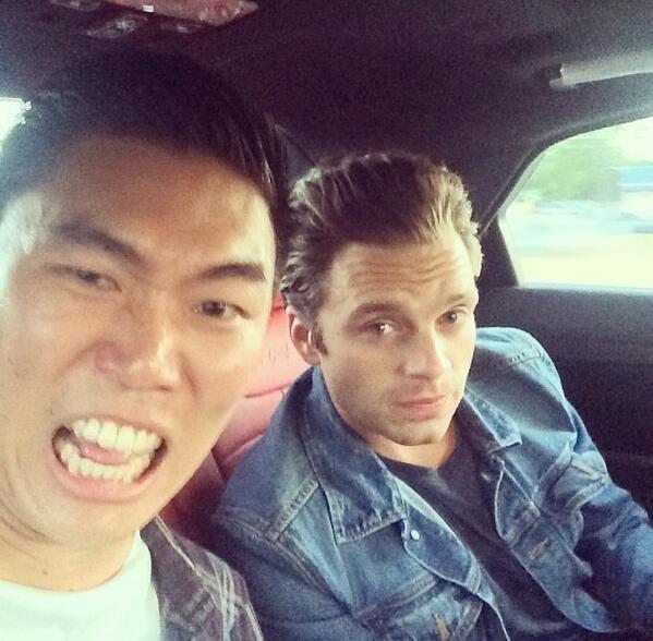 TeamSebStan's tweet image. Foto que Sebastian postou em seu Instagram! Aparentemente ele está indo pro Texas. Lindo ❤