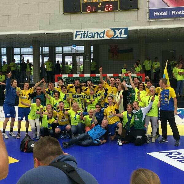 bevohandbal's tweet photo. WINST IN HET HOL VAN DE LEEUW! http://t.co/FJpRXlew4L