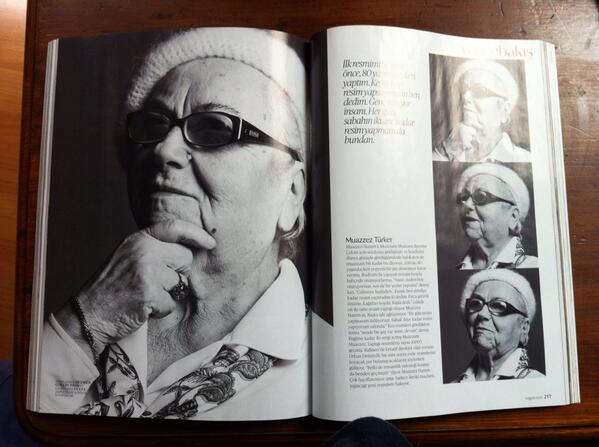 Arty_Gran's tweet photo. My vogue piece for Turkish March edition of #vogue #doublepager #art http://t.co/svudAYP2iR