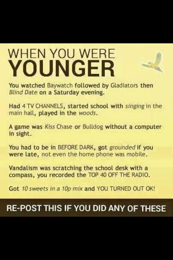 mactheknight's tweet photo. Oh to be young again. http://t.co/wjhEEIAaFs