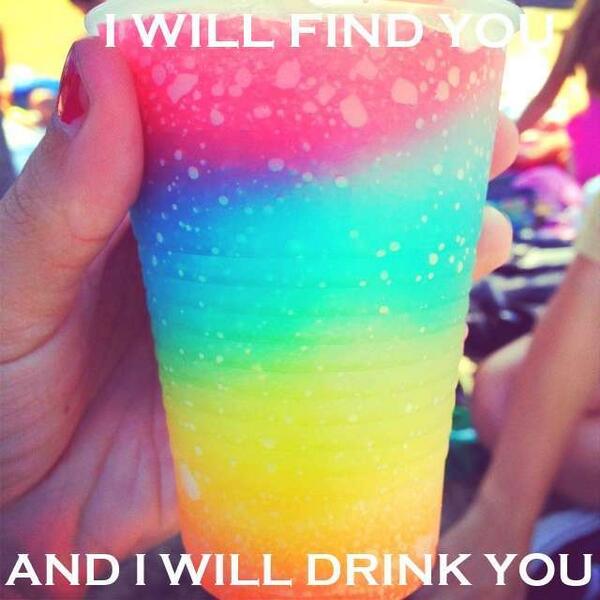 OMG_Foods's tweet photo. Rainbow Slush http://t.co/GjGI0WtMMI