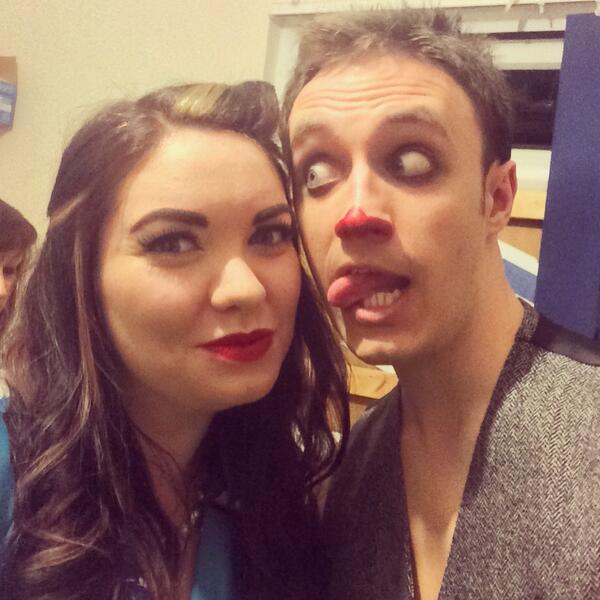 Some backstage pics from the last show!!