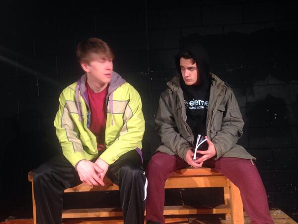 OTG_TheatreCo's tweet image. #CottonWool rehearsals in full flow. @unitytheatre @YoungEveryPlay @lil_Pacho @benbridson @eejayb @shineyhappy