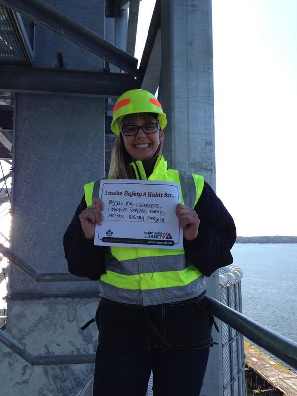 #MakeSafetyAHabit for #myself #coworkers #BCMEA #longshore #friends #family #everyone - Happy #NAOSHWeek