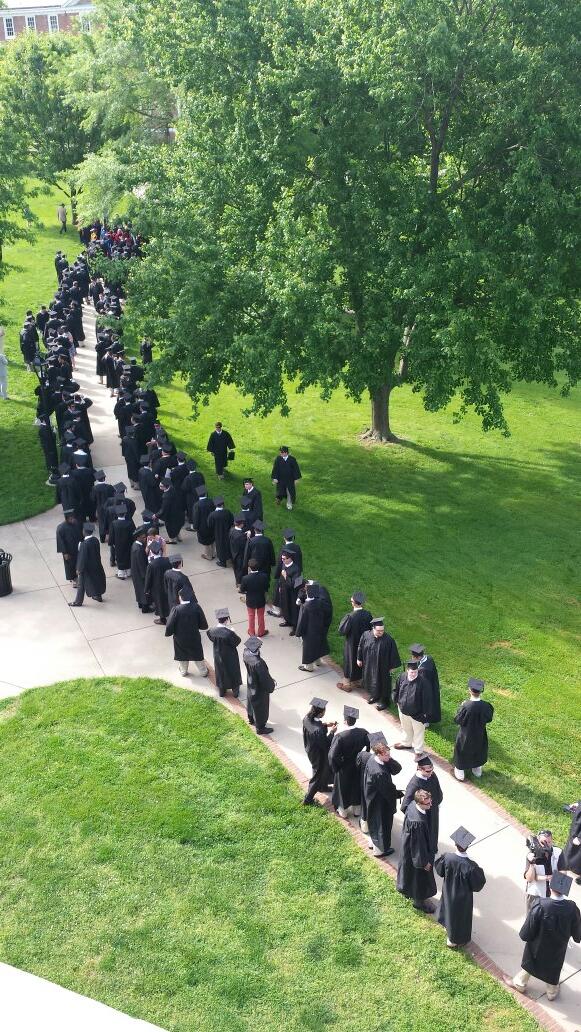 HSCalumni's tweet image. Remember standing in this line before your #HSCgrad?