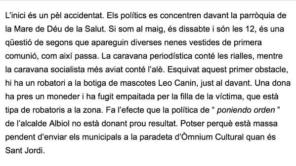 PereMas's tweet image. Benvolgut @AlbiolAlcalde_ agraeixo q hagis utilitzat 1 part d&apos;article i et convido a fer RT aquest tros. #honestedat