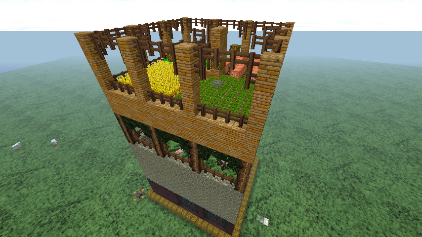 りる 今日こんなの作っていたよ 1チャンク建築だけど 建物を作れ と書かれていないのと高さ制限について示されていないので Minecraftの世界観と自給自足できる環境を作っています Minecraft建築部 1チャンク建築 Http T Co Llmrqfldub Twitter