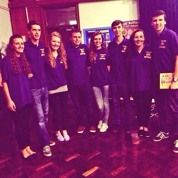 Here's a picture of some of the group at the presentation evening telling friends and family what they did in Zambia