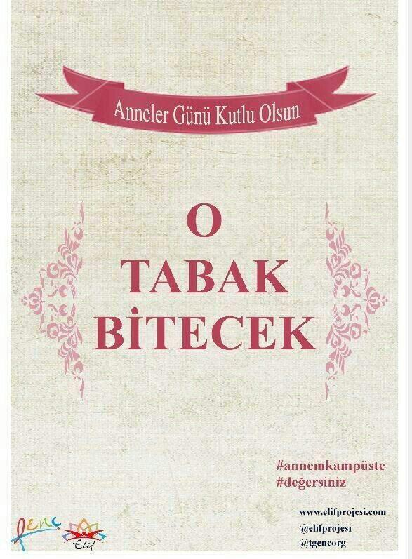 Annelerimizin anneler günü kutlu olsun. #annemkampüste