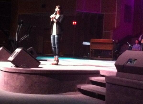 RevMattPurkey's tweet image. @JeanniePurkey hitting a HOME RUN this morning on "Honor!" Life changing... #lcclife