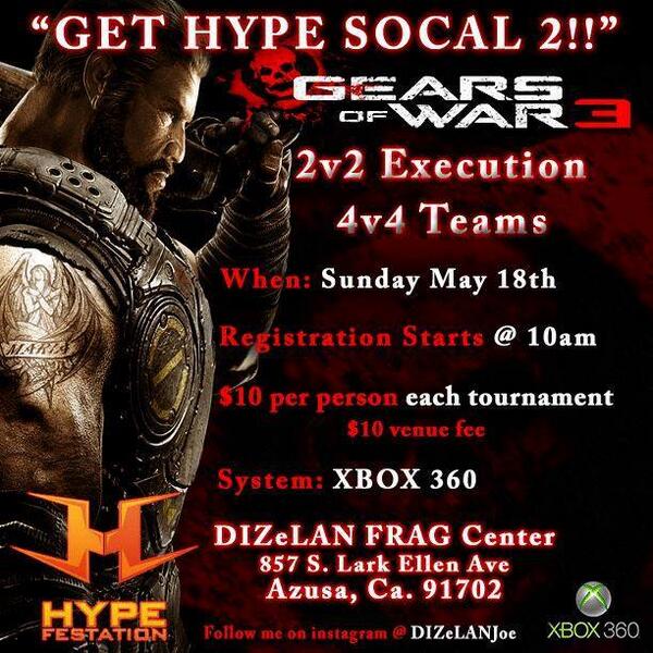 Hypefestation's tweet image. SoCal Hype a week from today!