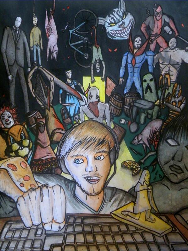 EmiTwo1's tweet image. @pewdiepie  #pewdart Here you go pewds, hope you like it !