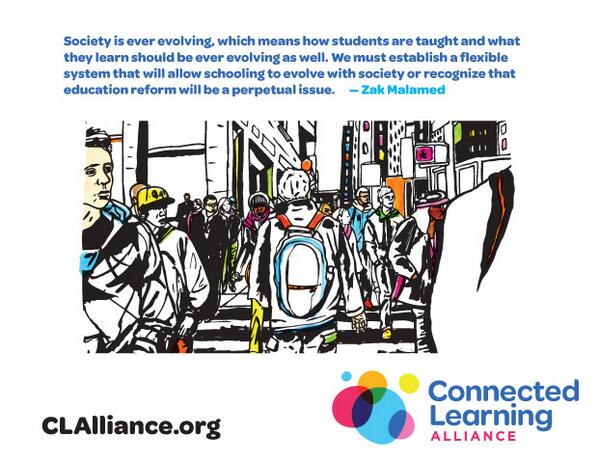 TheCLAlliance's tweet photo. Schooling needs to evolve at the speed of society: http://t.co/faumfXFqel http://t.co/qRyRlsrd4L #edreform