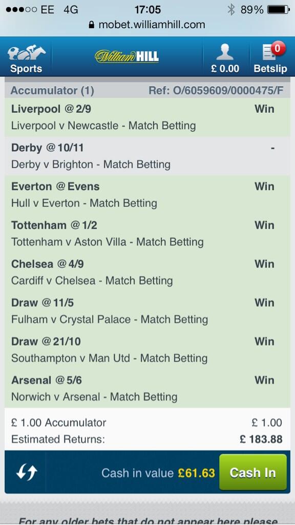 Lozziw66's tweet photo. @FootyAccums boyfriends bet. Cash in? Derby fan aswell!!! #squeakybumtime http://t.co/hm1rtirF33
