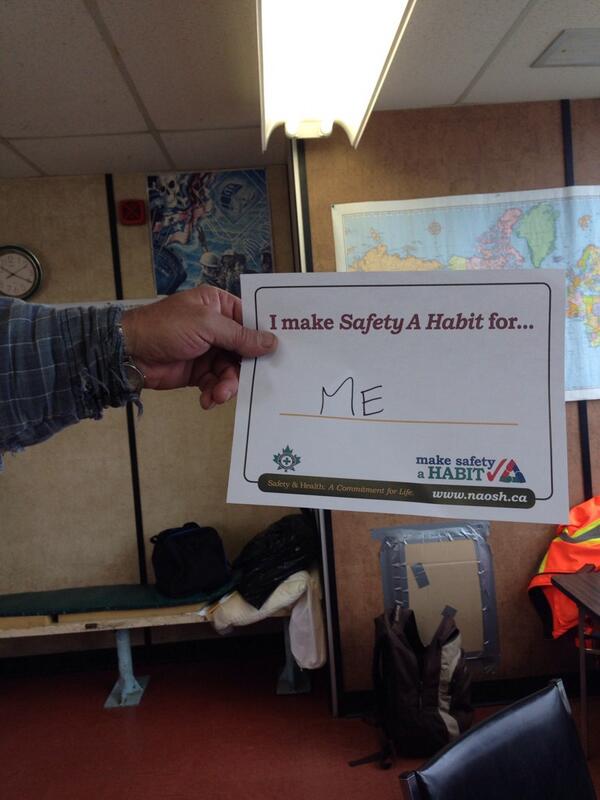 #MakeSafetyAHabit for #ME !! #ILWU505 #longshore #grain #NAOSHWeek #safety