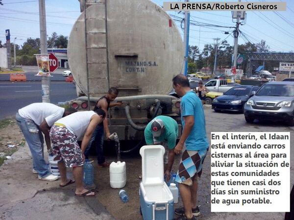 Idaan avisa que el suministro de agua, en la vía Tocumen, se reanudará en la noche. prensa.com/uhora/locales/…