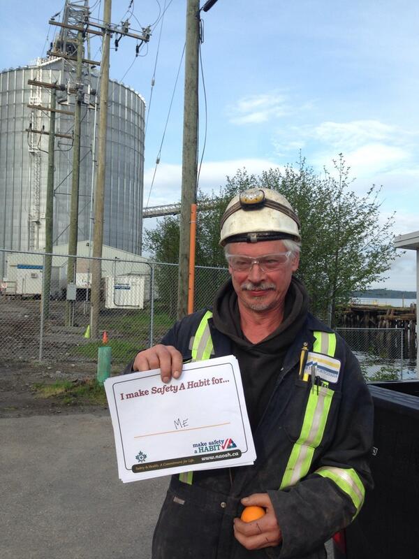 At #Westview #MakeSafetyAHabit #NAOSHWeek #safety #pellets #millwright