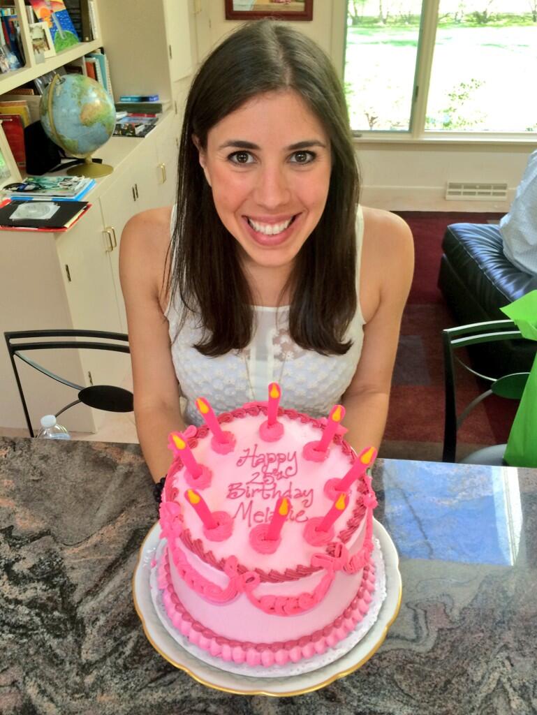 Day 1: 25th birthday celebrations with friends and family! #100happydays #100DaysOfMel http://t.co/U7A0SBkVA3