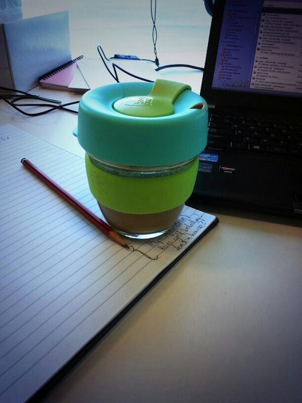 manzilla21's tweet image. New @KeepCup - shiny, glassy. Finally admit defeat with the loss of my previous one into the black hole!