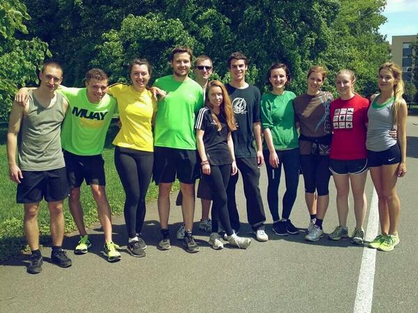 UniRun's tweet photo. Amazing training event with @RunCzech on the past Friday! Thanks to everybody involved. We truly did have a blast! http://t.co/eJhClS20yt