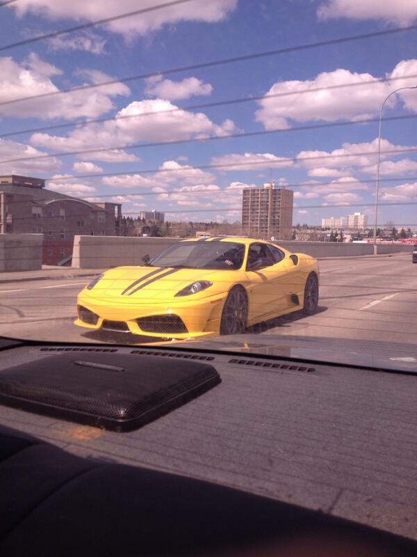 dapkingdan69's tweet photo. The shit bucket raced a Ferrari today guess who won ?  Shitbucket 1 Ferrari 0  #passthetuner #swag #eatmydust http://t.co/mCLdsyHRS6