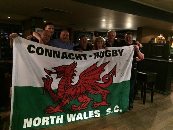 North Wales supporters club for <a href="/connachtrugby/">Connacht Rugby</a> since 2001.