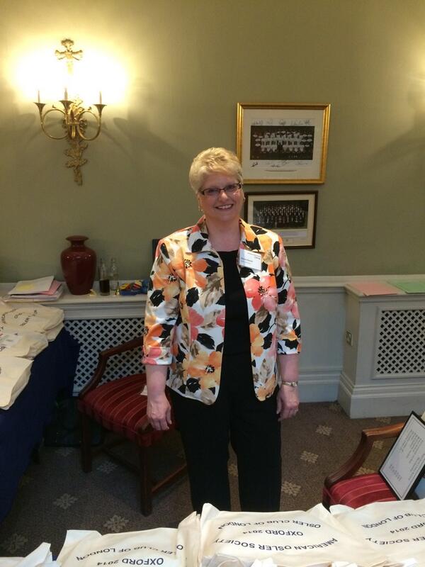 AmericanOsler's tweet image. Administrator Renee Ziemer at AOS 2014.  #AOS2014