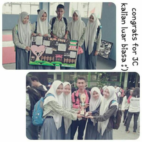 JapanClubKG2's tweet photo. Congrats for JC kalian luar biasa :) http://t.co/0Hki32gYop