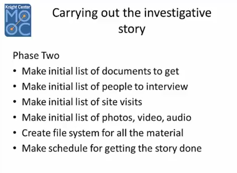 _netizen's tweet photo. Carrying out the investigative story, Phase Two: make lists #knightmooc #ijda http://t.co/9ZphufkUBS
