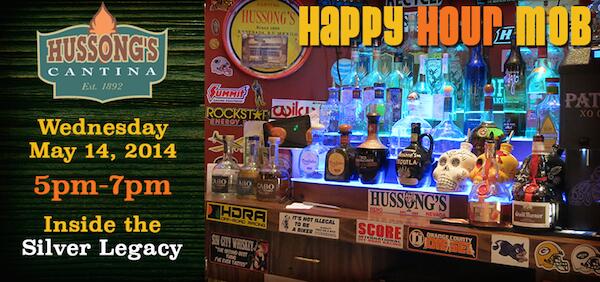 Get ready to get your Margarita on at the next Happy Hour Mob Reno on Wed. May 14th from 5p-7p at @HussongsReno