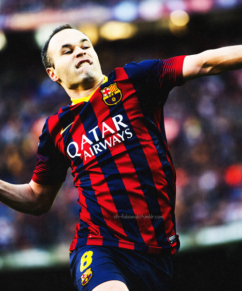 MotivacionesF's tweet photo. "Yo no juego para ganar Balones de Oro, yo juego para ser feliz" - Andrés Iniesta. http://t.co/kF6ULolEDI