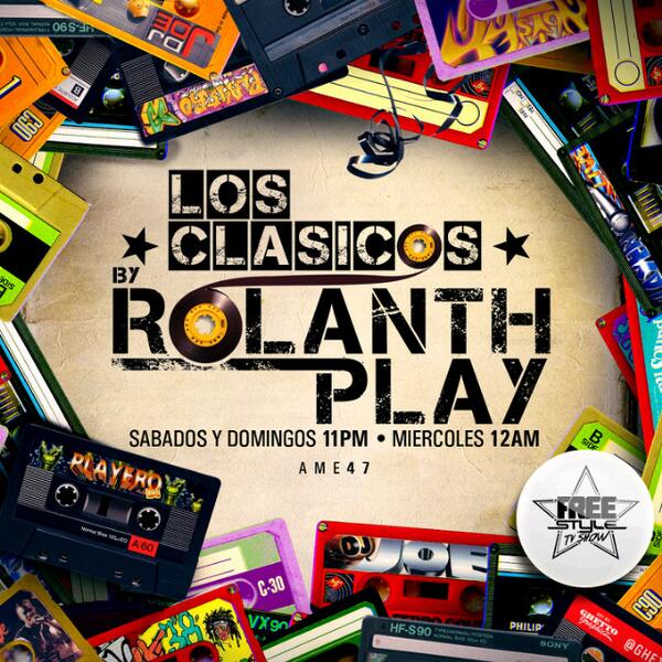 Disfruta cada sabado y domingo de 11 a 12 pm y los miércoles de 12 a 1 am de los clásicos by <a href="/Rolanthplay/">Rolanth Play</a> por ame 47.